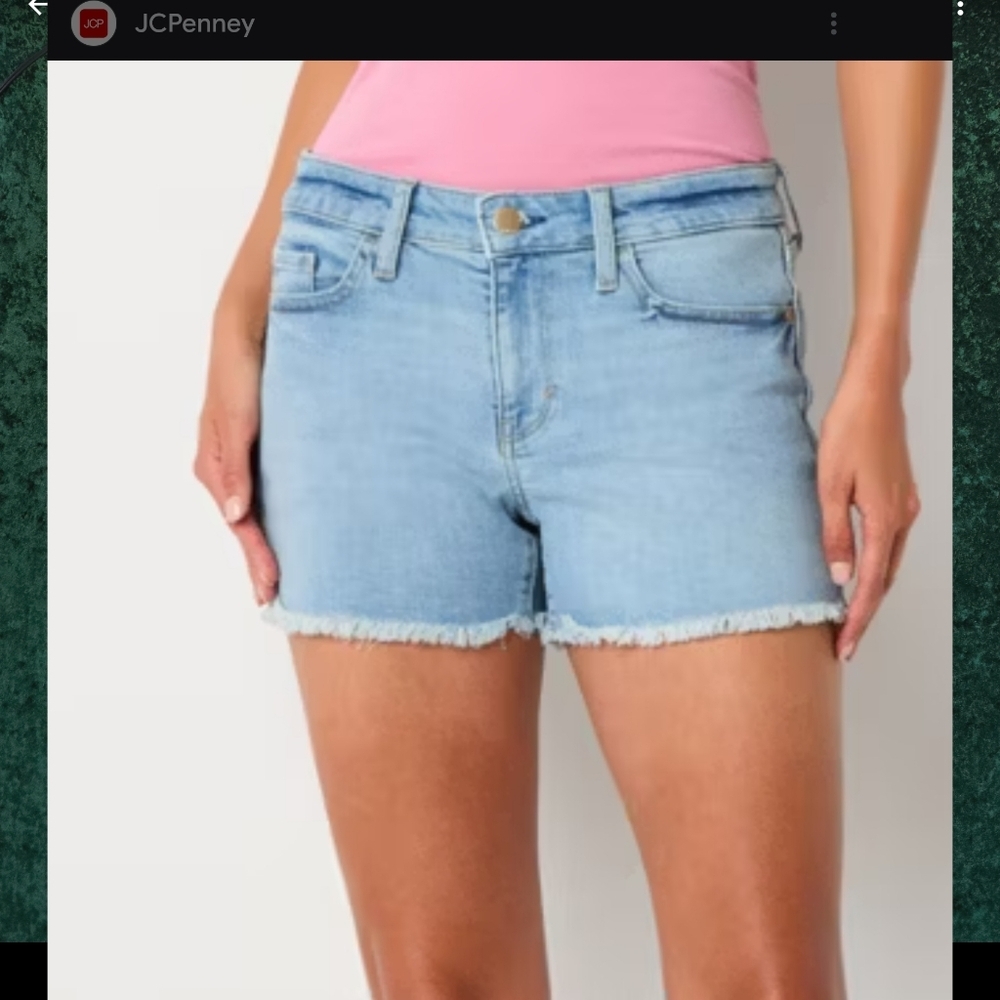 Faded‎ Glory Women's Sky Blue Jean Shorts 278